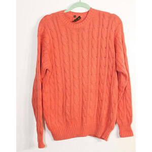 Loro Piana Cable Knit Cotton Sweater sz. M 48